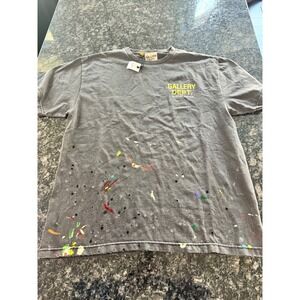 Gallery Dept Tokyo Japan Paint Splatter T-Shirt Faded Black VST-1000 Mens Medium